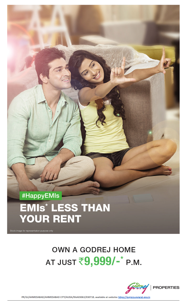 Own a Godrej Home @ just Rs. 9,999 p.m. at Godrej Garden City in Ahmedabad